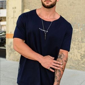 Young LA 447 WIDE NECK RAW CUT TEE brand new
with tickets